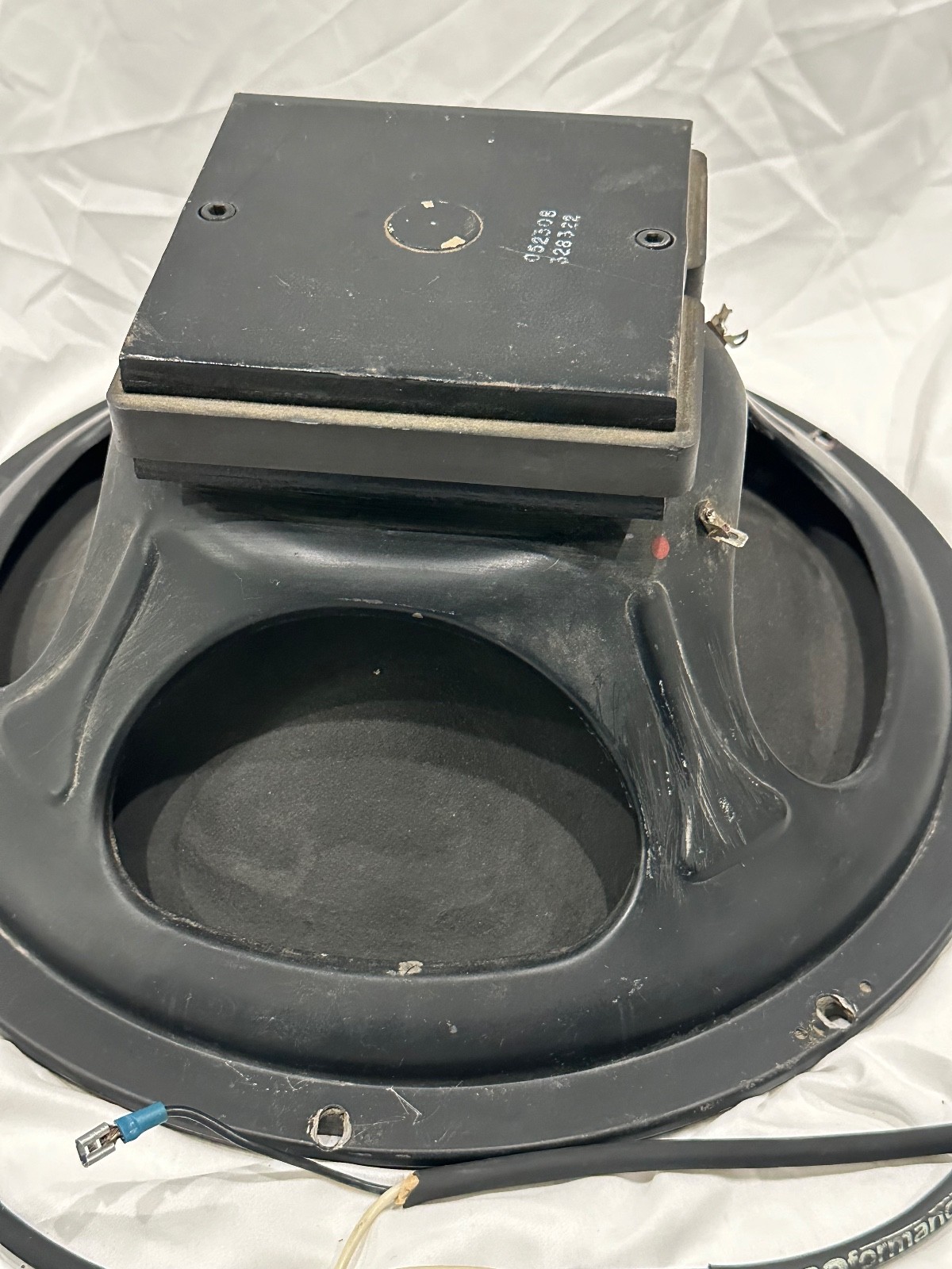 Vintage Leslie Hammond Organ Speaker with Cables Jensen?? 052308 328322