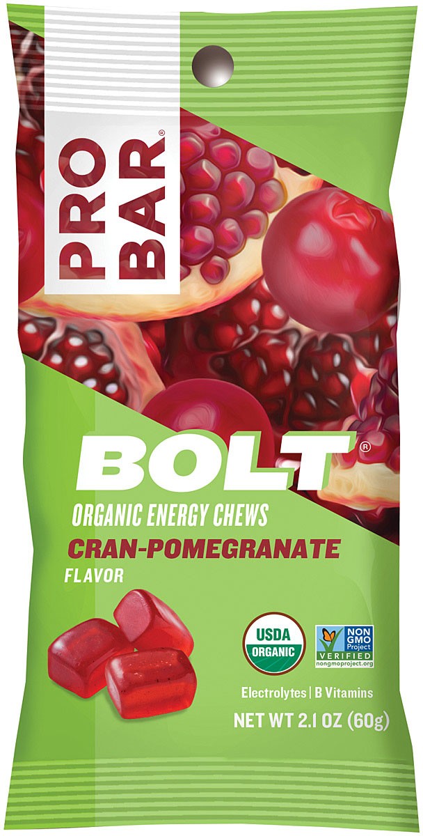 Probar Bolt Organic Energy жует Клюкву и гранат Электролиты и витамины группы В 7690₽