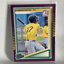 2025 Panini Donruss - Rated Prospects Konnor Griffin #123 Purple (RC)