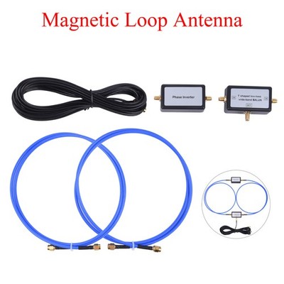 NEW 250 MW  Breitband YouLoop Elektromagnetische Antenne SMA/BNC für HF & VHF