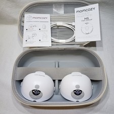 Momcozy M5 Wearable Pumps 2 qty 1 Case Double Kit Hands-Free Read Description
