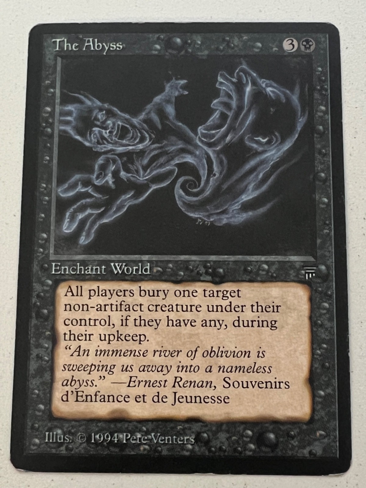 Magic the Gathering MTG Legends The Abyss LP- (Beta Bob)