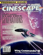 CINESCAPE Magazine Wing Commander Star Trek Generations Oct 1994 Premiere Issue