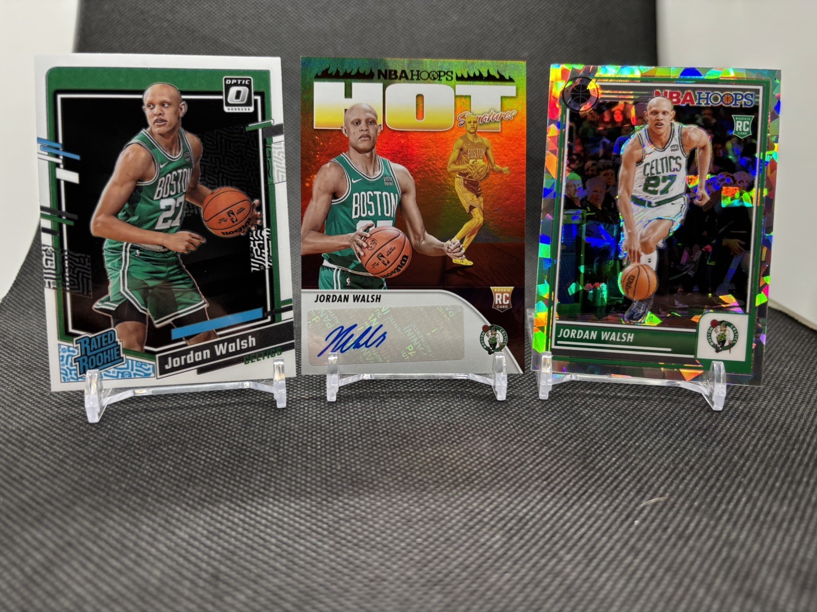 2023-24 Panini NBA Hoops Hot Signatures Jordan Walsh Rookie Auto & More