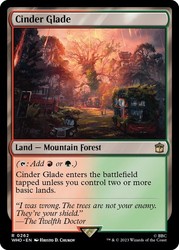 Cinder Glade 262 Rare Universes Beyond: Doctor Who MTG
