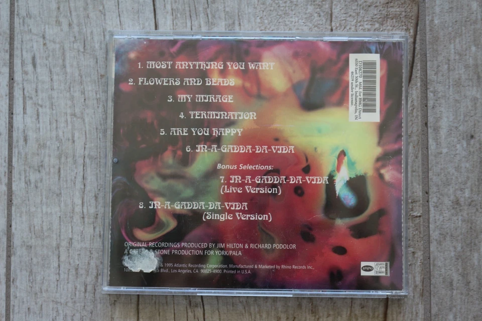 Iron Butterfly - In-A-Gadda-Da-Vida - US CD with Bonus Tracks - FREE Shipping! Foto 4 de 4