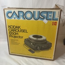 Kodak Carousel 650H Slide Projector w/ Remote Power - UNTESTED - Vintage AS IS