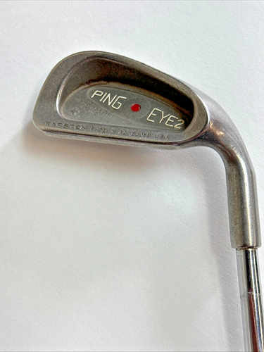 Ping Eye 2 Karsten 6 Iron Red Dot KT Steel Regular Flex RH Single Golf Club - Picture 1 of 11