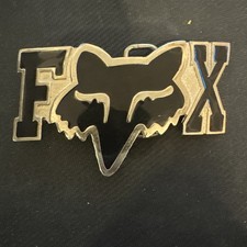 VTG Fox Racing Logo Belt Buckle Promo Motocross Racing Emblem Dirt Bike Racing