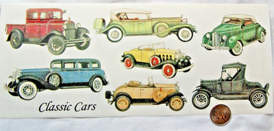 Tumblebeasts stickers Classic Cars old-fashioned model T fancy sedan pickup auto