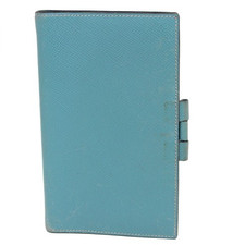 Hermes Agenda Vision Planner Cover Light Blue Epsom Leather Used