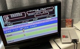 NES ~ TRACK & FIELD IN BARCELONA ~ Nintendo NES-91-AUS Game Cart + Manual Pal A