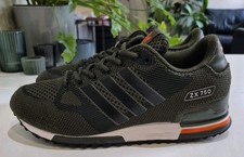 ADIDAS ZX 750 WEAVE ORIGINALS. MENS SIZE 7.5 UK TRAINERS. KHAKI/WHT/ORN *2021*