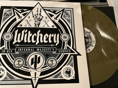 Witchery - In His Infernal Majesty's Service LP 2016 Century Media [LTD Gold] EX