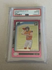 2024 Donruss - Rated Rookie Bo Nix #369 Optic Pink Prizm (RC) Graded PSA 9