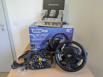 Thrustmaster T500 RS GT, T3PA-PRO, Ferrari F1 Wheel Add-On, Lenkrad Pedale
