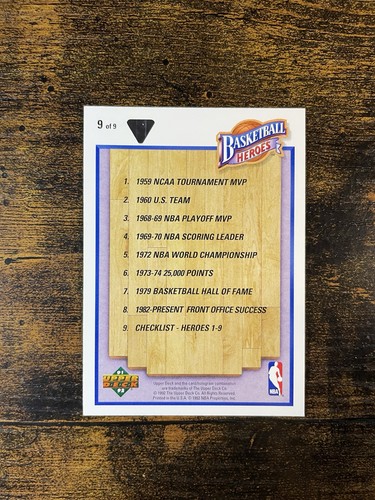1991-92 UPPER DECK JERRY WEST BASKETBALL HEROES COMPLETE SET (X 3) 1-10 30 Card - Picture 21 of 21