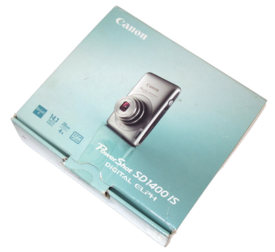 #ad #ad Canon PowerShot SD1400 IS Silver 14.1 MP Digital Camera Bundle in Box EXCELLENT $329.99