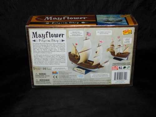 Lindberg Line Mayflower Pilgrim Ship NEW Model Kit 1:250 Scale 1620 Plymouth MA - Picture 2 of 3