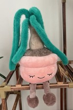 Greenhouse by Russ 12 Ponytail Palm Tree Plush Toy Pink Green NWT