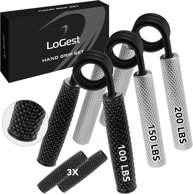 #ad Metal Hand Grip Set 100LB 200LB 3 Pack 50LB 200LB 4 Pack No Slip Heavy Duty $25.63