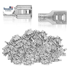 150 PCS High Temperature Female Non Insulated Spade Connectors, 1/4" 6.3Mm Fem