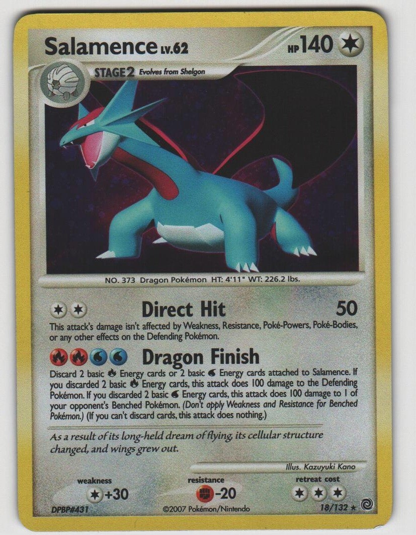 Salamence Holo Rare Secret Wonders 18/132 Near Mint Pokemon