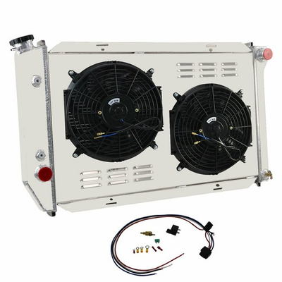 #ad 3 Row Radiator Fan Shroud Relay Ford Gran Torino LTD II Thunderbird Cougar 72 79 $493.99