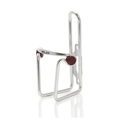 XLC Trinkflaschenhalter Alu BC-A02 silber/matt, Polster rund, silber/matt