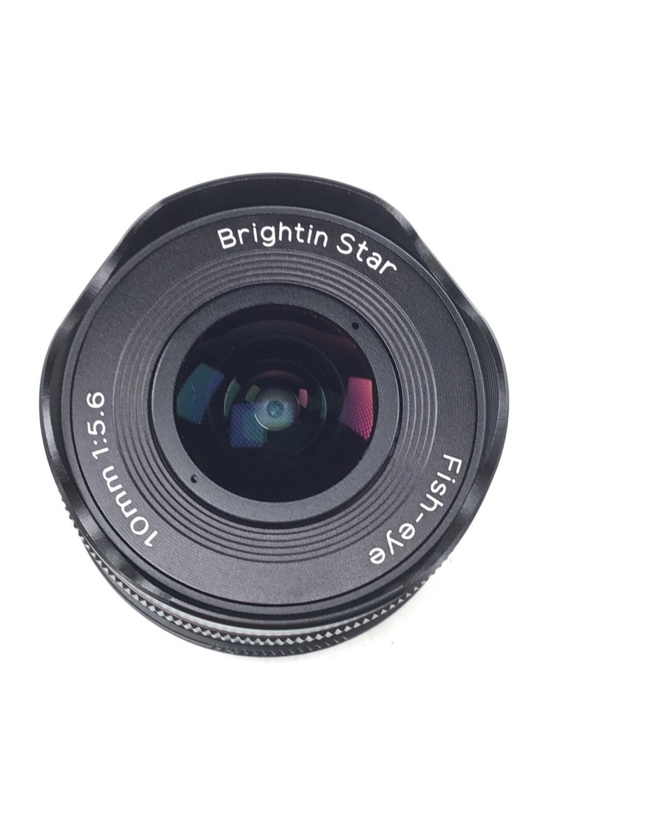 Brightin Star 10mm F5.6 APS-C Wide Angle Fisheye MF Lens for Fuji