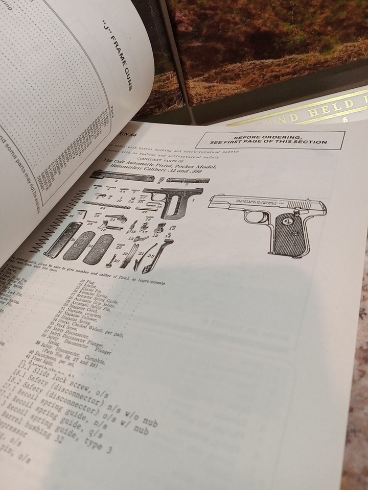 HUGE Jack First Gun Parts Book 13 volume 1 Handgun Parts (DE) eBay