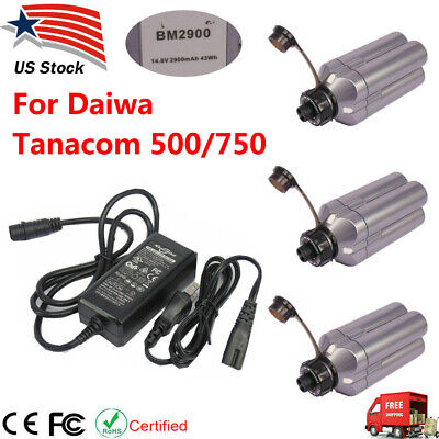 Daiwa Tanacom 750 1000 Electric Fishing Reel Battery BM2300 BM2900 Charger 