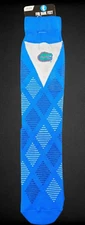 UF Florida Gators Socks For Bare Feet Dash Diamond Blue Logo OSFM NWT