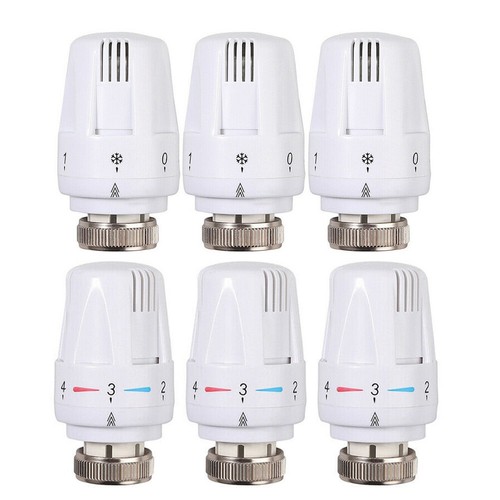 6X Thermostatkopf Heizkörper Regler Thermostat Kopf Heizung Ventil M30 x1,5 NEU - Bild 2 von 12