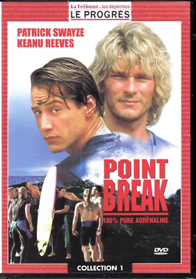 DVD.  POINT BREAK . 1991. KONVOLUT 1. REEVES.  SWAYZE.  WIE NEU. LE PROGRES