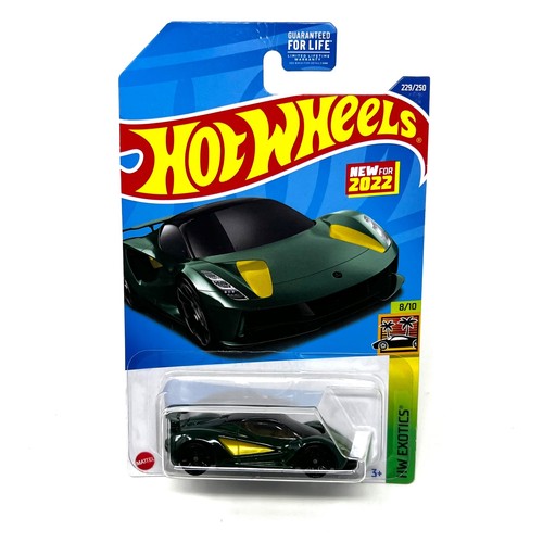 Hot Wheels HW Exotics Lotus Evil Green 8/10 Vehicle