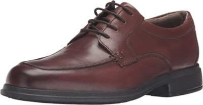 Men's Bostonian Tifton Edge Oxford Dress Shoes, Brown Leather, 9.5M, NIB