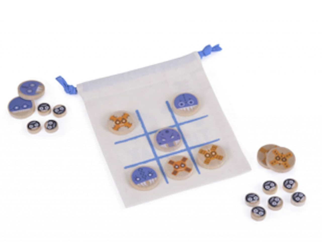 Les Jouets Libres WOODEN Organic Ego Friendly TIC TAC TOE Tik Atak GAME New
