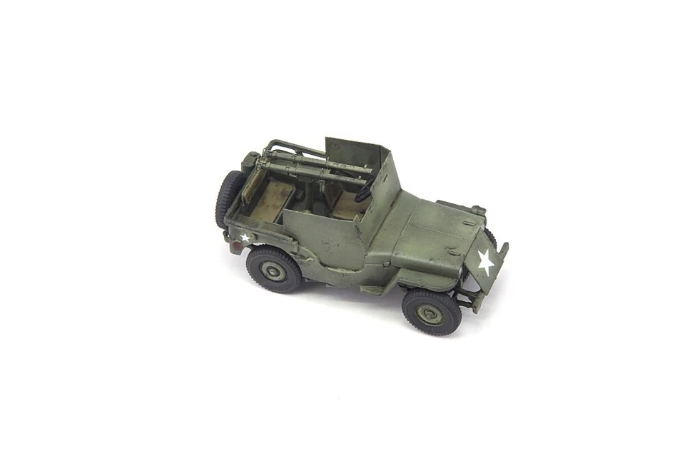 S-Model 1/72 US Armored willys Jeep MB with Bazooka Launcher Finished #LE2014 - Image 4 of 4