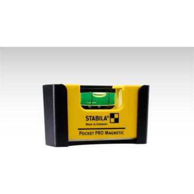 Stabila Wasserwaage Pocket PRO Magnetic, 7 cm Seltenerd-Magnetsystem