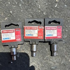 New Craftsman 1/4 Inch Drive External Torx Bit Socket E-6 34617 Laser Etched