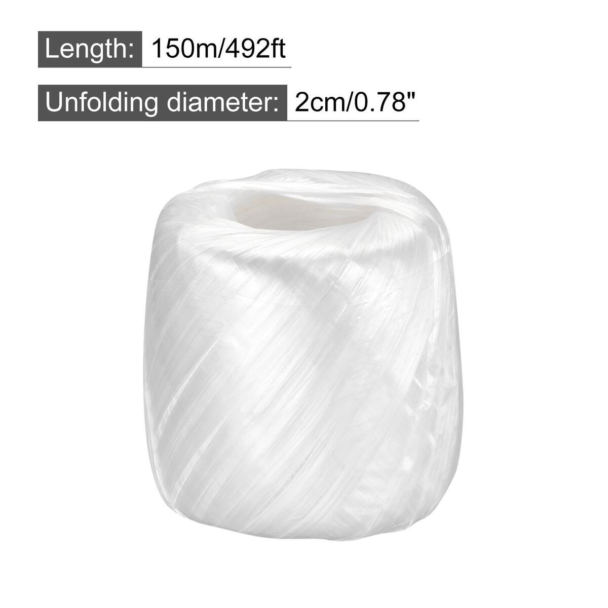 Polyester Nylon Plastic Rope Twine Bundled for Packing ,150m 6 Colors 6Pcs