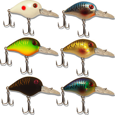 Byron Raubfischwobbler 3-5cm Wobbler Jerk/Micro Fat/Bullhead/Minnow Kunst-Köder
