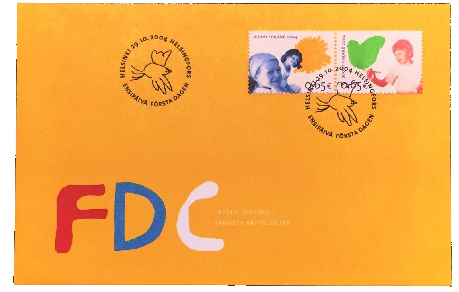 Decimal First Day of Issue Finnish Stamps