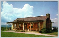 Northwest Trading Post Blue Ridge Parkway Glendale Springs NC Vintage Postcard