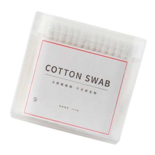 Tampone cotone orecchio cotone medico stick cotone cosmetico tamponi - Foto 10 di 12