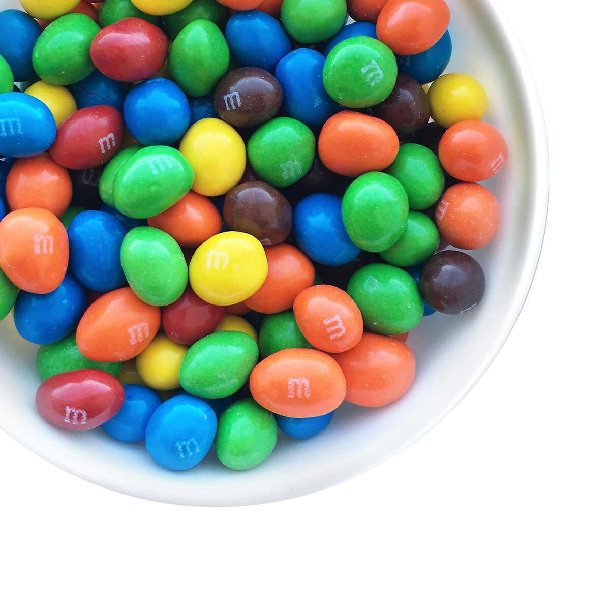 M&M'S Peanut Milk Chocolate Candy Bulk Jar (62 oz) Colorful candy Exp