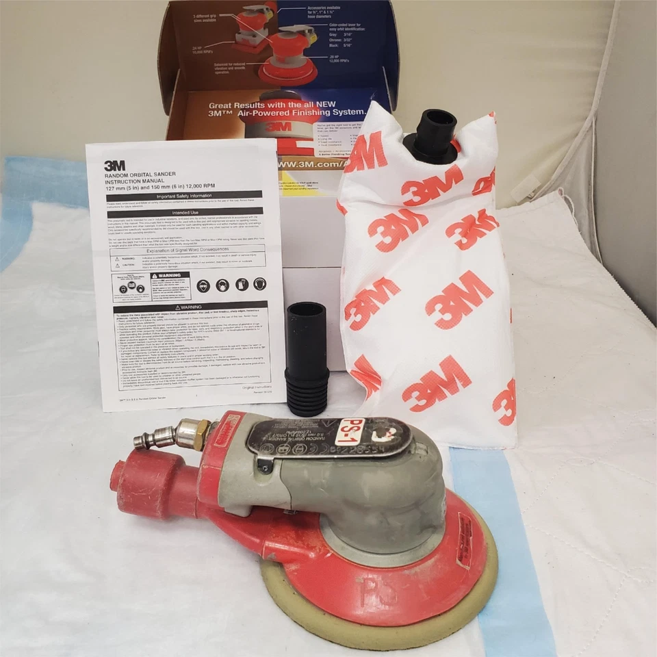 Lijadora orbital aleatoria neumática 3M Air PS-1 258416 Foto 3 de 4