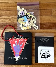 Lady Gaga Workship Barneys NY: Gift Bag, Temporary Tattoos, Paper Doll Magnets