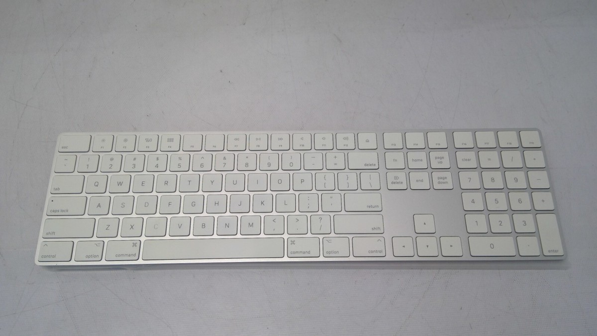 Apple Magic Keyboard with Numeric Keypad Silver MQ052LL/A Model